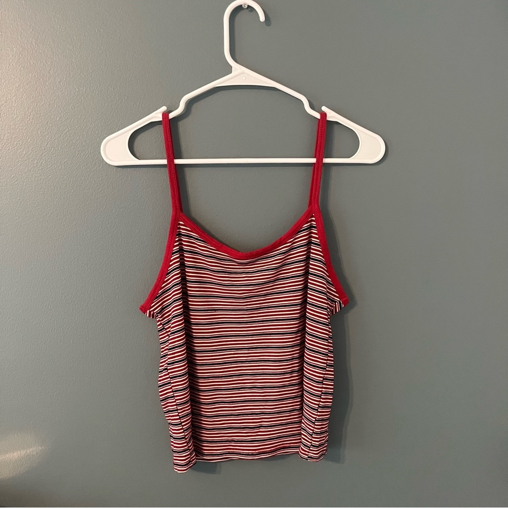 Active USA Striped Cotton Tank